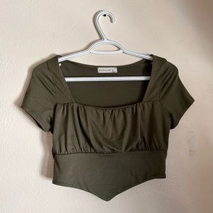 Short Sleeve Triangle Top